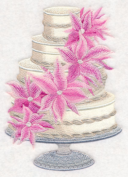 Cascading Lilies Cake