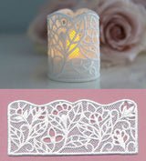 Flower Candle Wrap (Lace)