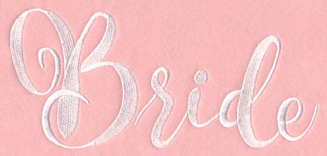 Wedding Typography - Bride