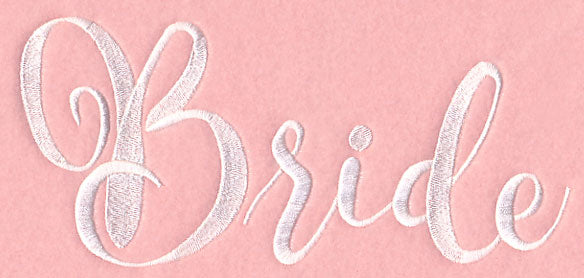 Wedding Typography - Bride