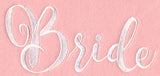 Wedding Typography - Bride