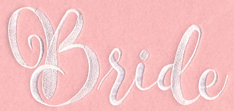 Wedding Typography - Bride