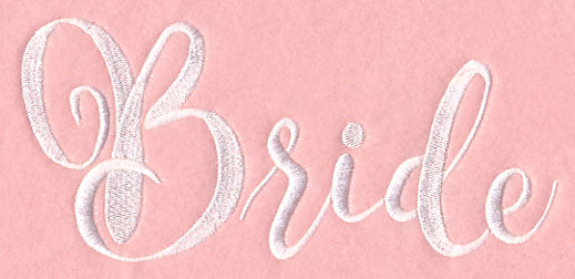 Wedding Typography - Bride