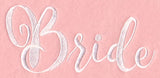 Wedding Typography - Bride