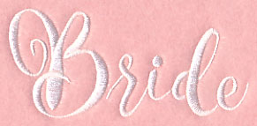Wedding Typography - Bride