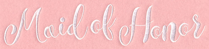 Wedding Typography - Maid of Honor