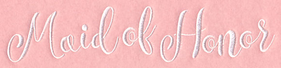 Wedding Typography - Maid of Honor