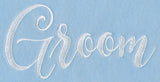 Wedding Typography - Groom