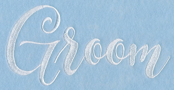 Wedding Typography - Groom