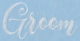 Wedding Typography - Groom