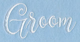 Wedding Typography - Groom