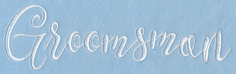 Wedding Typography - Groomsman