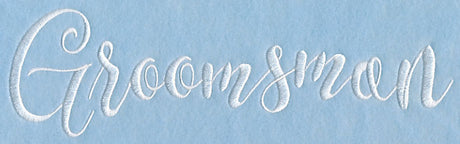 Wedding Typography - Groomsman