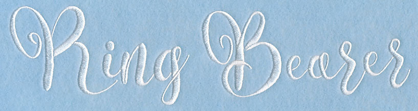 Wedding Typography - Ring Bearer