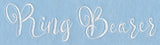 Wedding Typography - Ring Bearer