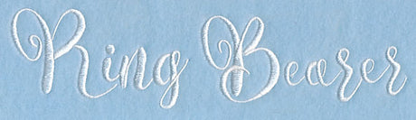 Wedding Typography - Ring Bearer
