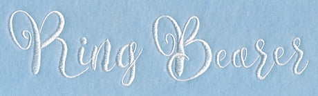 Wedding Typography - Ring Bearer
