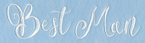 Wedding Typography - Best Man