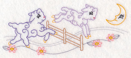 Counting Sheep Border (Vintage)