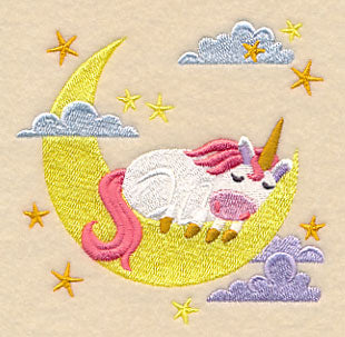 Sleeping Unicorn on the Moon