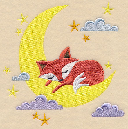 Sleeping Fox on the Moon
