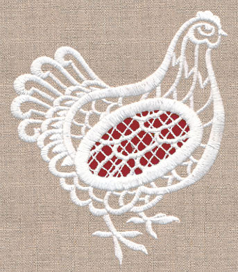 Chicken (Cutwork)