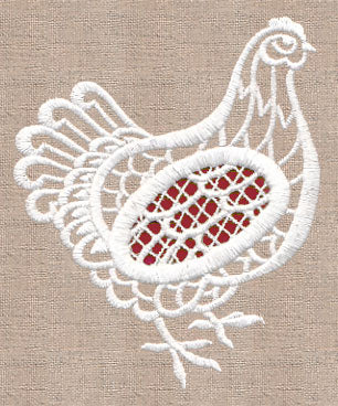 Chicken (Cutwork)