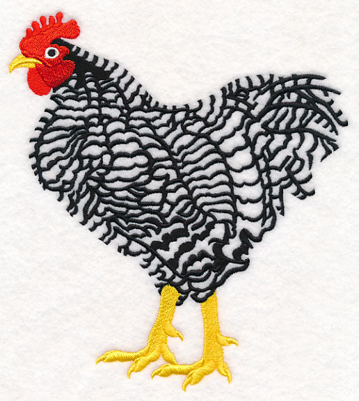 Barred Plymouth Rock Rooster