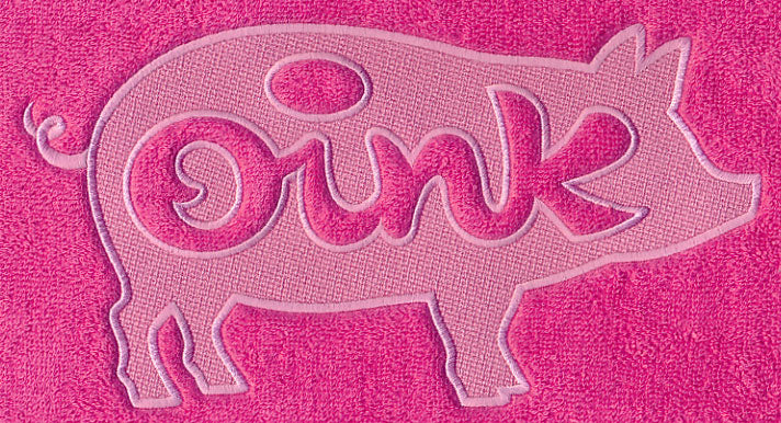 Oink Pig (Embossed)