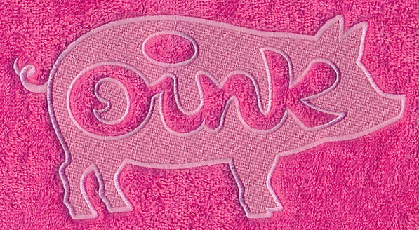 Oink Pig (Embossed)