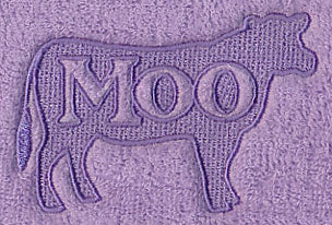Moo Cow (Embossed)