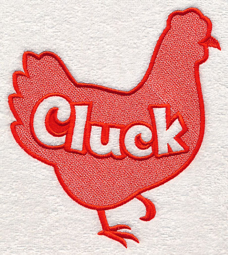 Cluck Chicken (Embossed)