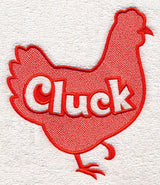 Cluck Chicken (Embossed)