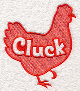 Cluck Chicken (Embossed)