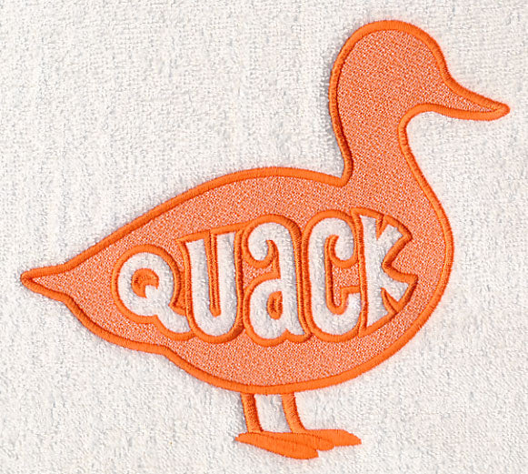 Quack Duck (Embossed)