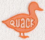 Quack Duck (Embossed)