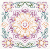 Geometric Floral Square (Vintage)