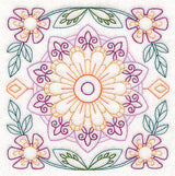 Geometric Floral Square (Vintage)