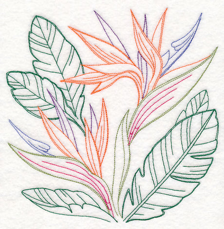 Bird of Paradise Square (Vintage)