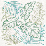Tropical Greenery Square (Vintage)