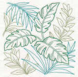 Tropical Greenery Square (Vintage)