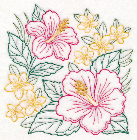 Hibiscus Square (Vintage)