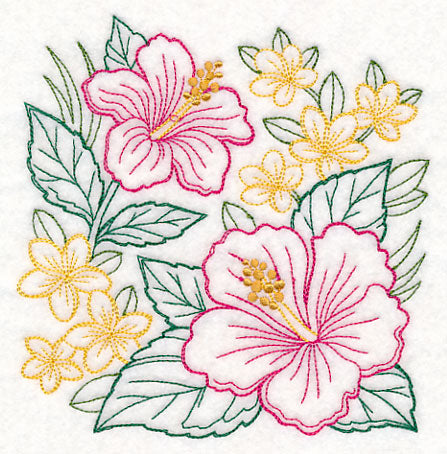 Hibiscus Square (Vintage)