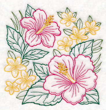 Hibiscus Square (Vintage)