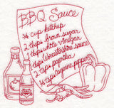 Barbecue Sauce (Redwork)