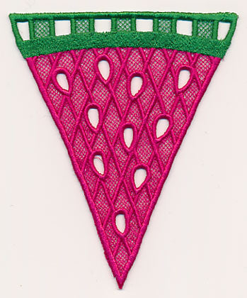 Watermelon Slice Bunting (Lace)