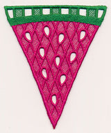 Watermelon Slice Bunting (Lace)