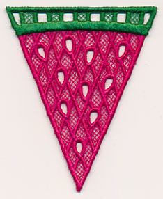 Watermelon Slice Bunting (Lace)