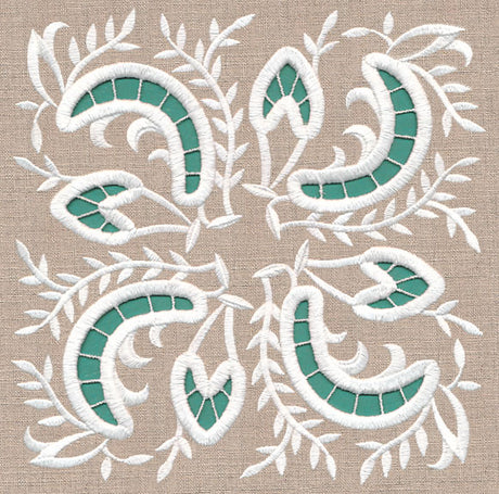 Greenery Square (Cutwork)