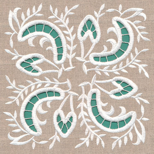 Greenery Square (Cutwork)